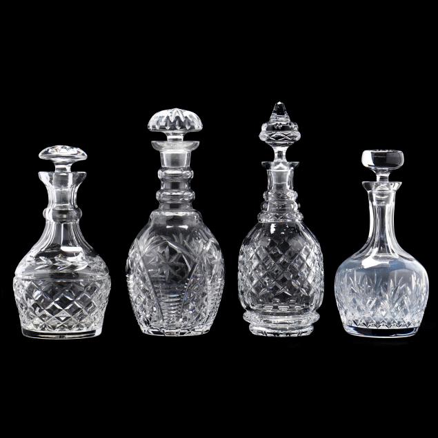four-cut-crystal-decanters-including-waterford-and-atlantis