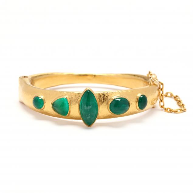 high-karat-gold-and-emerald-bracelet-gurhan