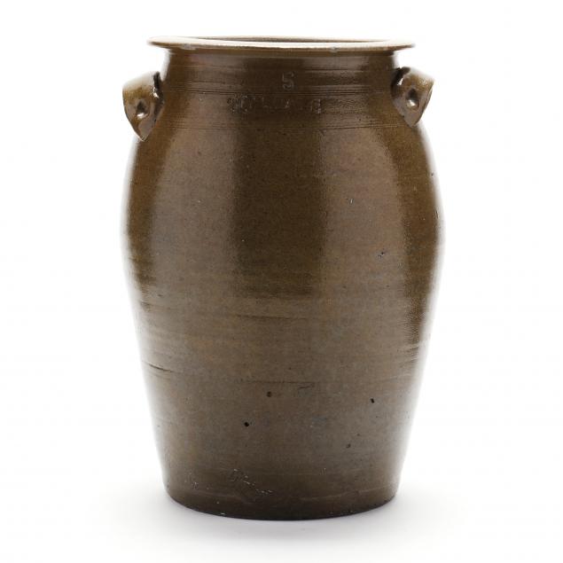 five-gallon-storage-crock-james-madison-hayes-1832-1922-randolph-county-nc