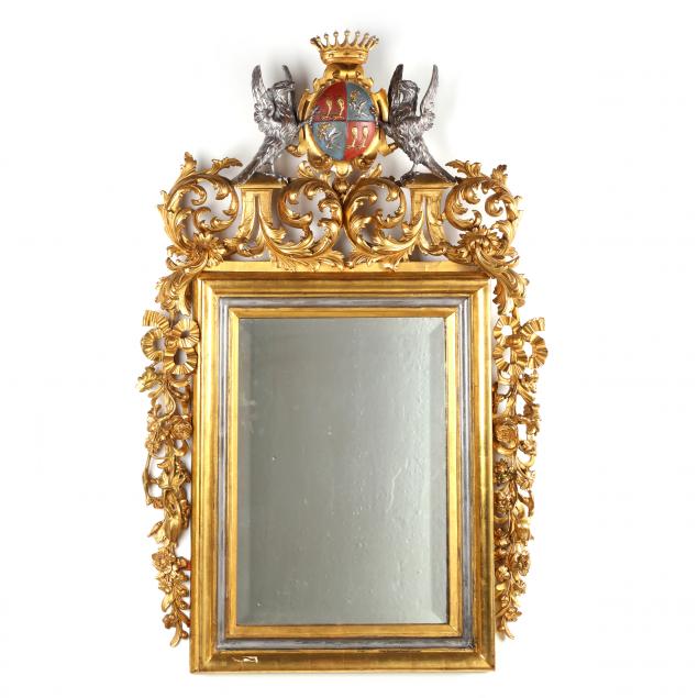 continental-carved-giltwood-heraldic-mirror
