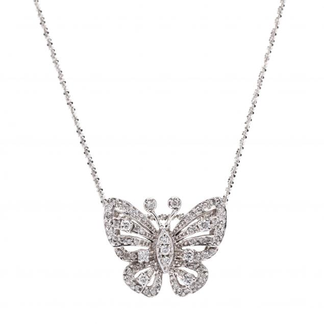 white-gold-and-diamond-butterfly-necklace