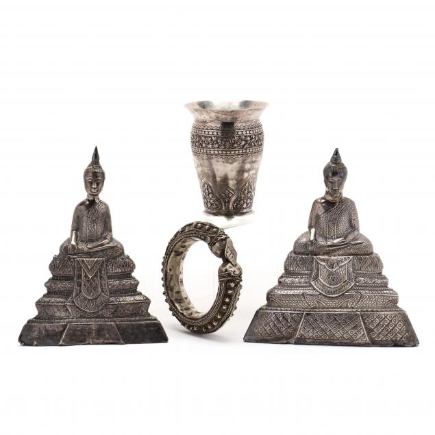 a-group-of-four-southeast-asian-silver-objects