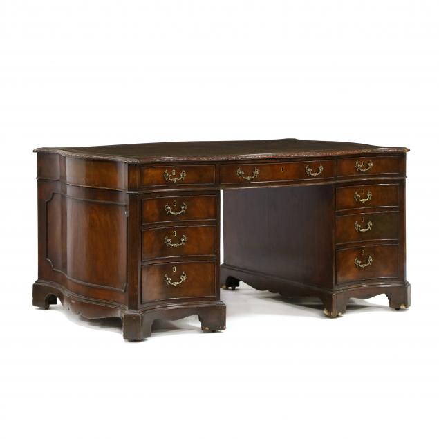 antique-english-mahogany-partner-s-desk