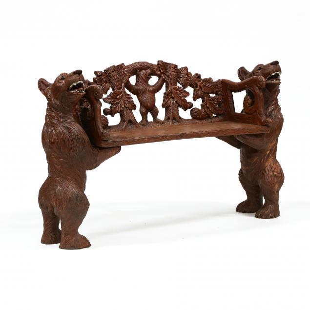 black-forest-style-bear-bench