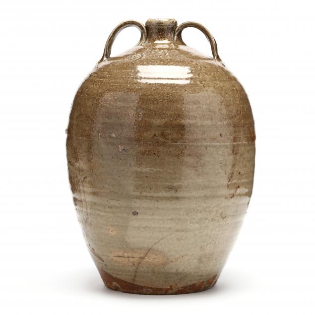 three-gallon-double-handled-jug-issac-gay-1835-1904-kershaw-sc-union-county-nc