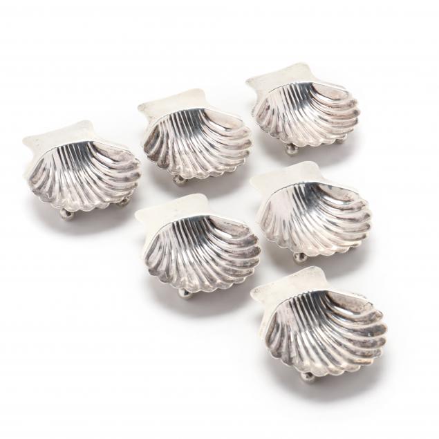 a-set-of-six-mexican-silver-salt-cellar-shells