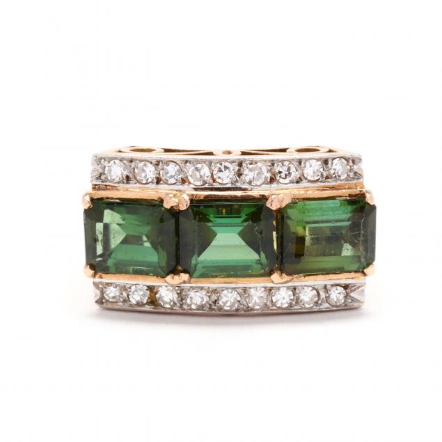 bi-color-gold-green-tourmaline-and-diamond-ring