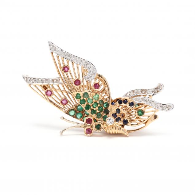 bi-color-gold-and-gem-set-butterfly-brooch