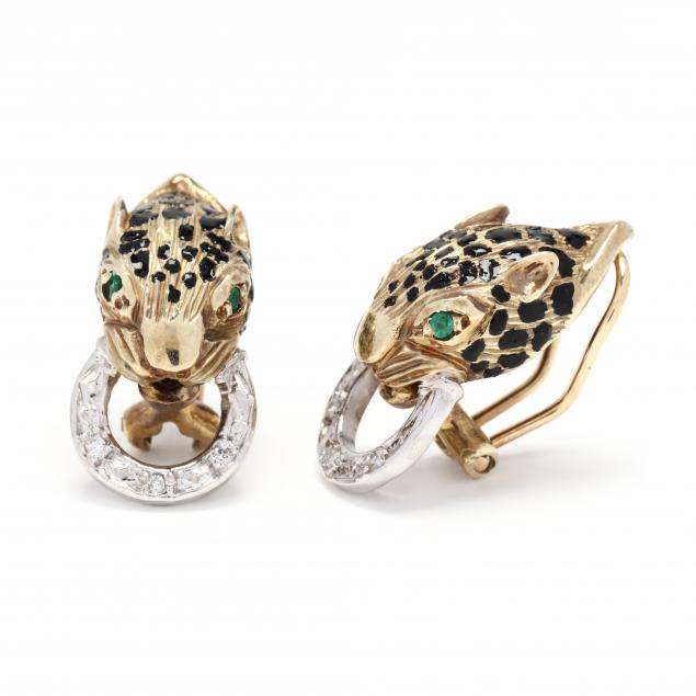 gold-and-gem-set-jaguar-earrings