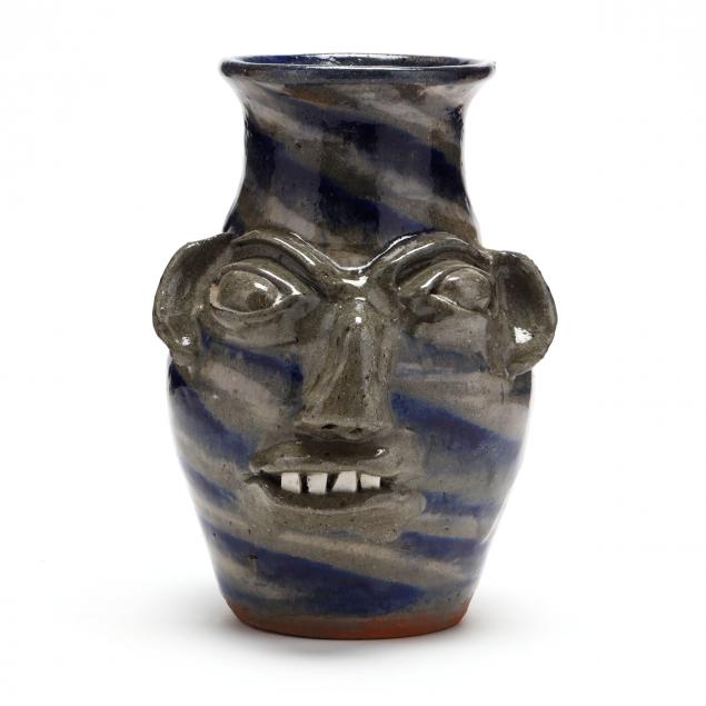 folk-art-face-vase-burlon-craig-lincoln-county-nc