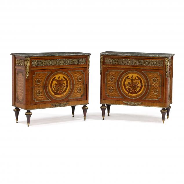 pair-of-french-empire-style-marble-top-inlaid-commodes