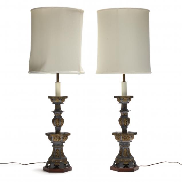 a-pair-of-chinese-style-bronze-and-pewter-altar-stick-lamps