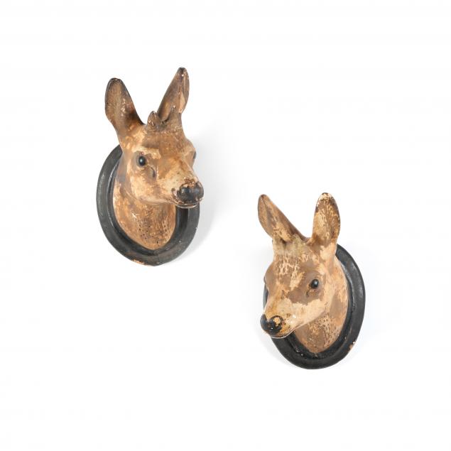 antique-pair-of-faux-taxidermy-mounts