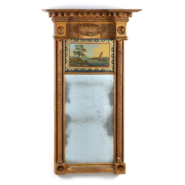 american-classical-carved-and-gilt-looking-glass-with-eglomise-panel