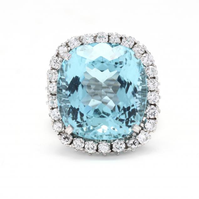 aquamarine-and-diamond-ring