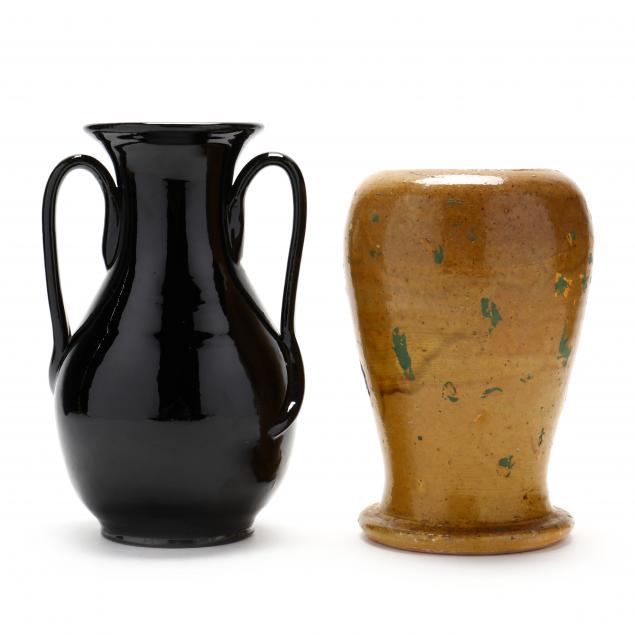 two-unidentified-pottery-vases-nc