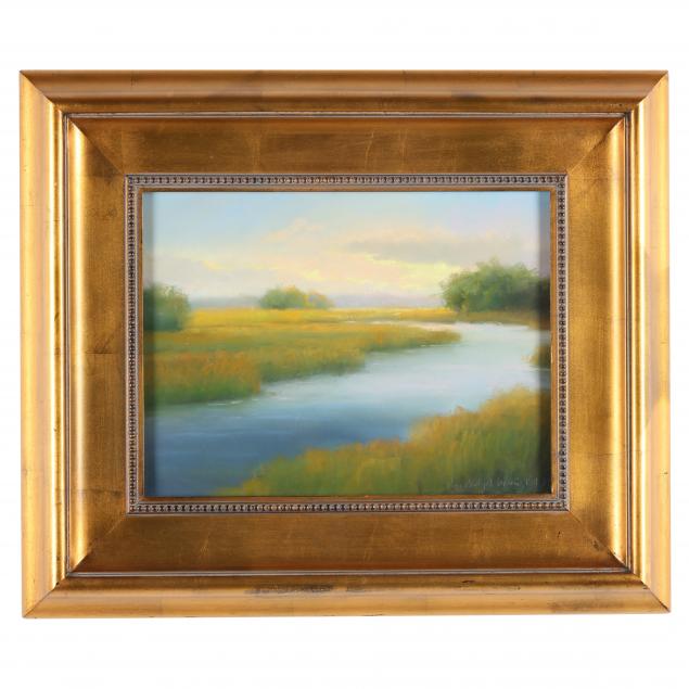 jane-bloodgood-abrams-american-i-golden-marshes-sunset-i