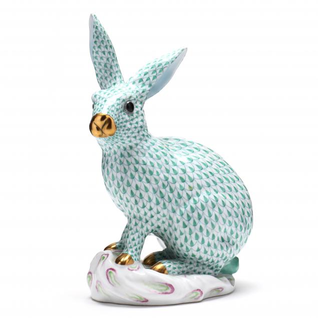 large-herend-porcelain-rabbit