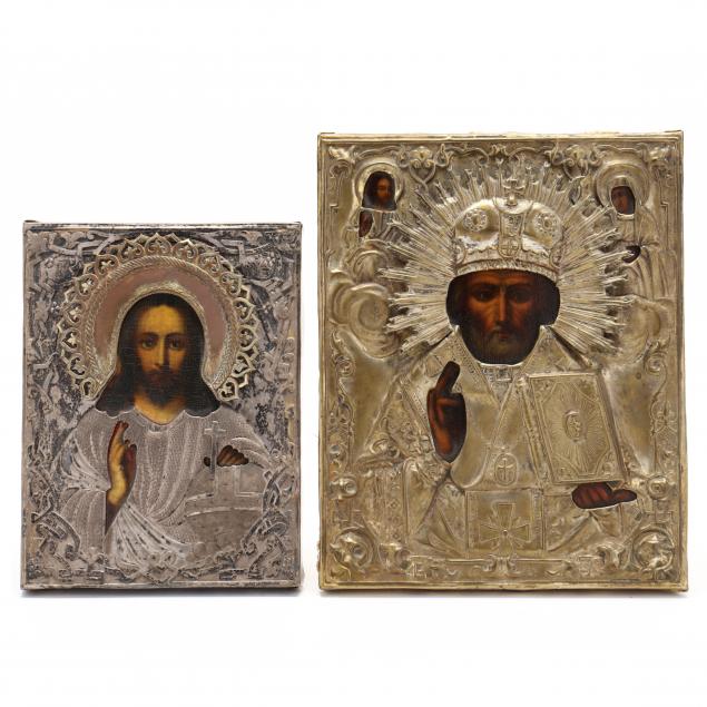 two-russian-icons-each-with-silvered-brass-oklad