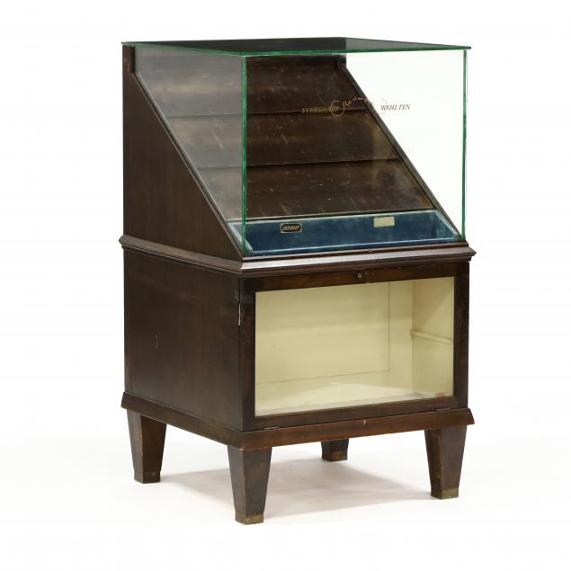 vintage-eversharp-pen-floor-display-cabinet