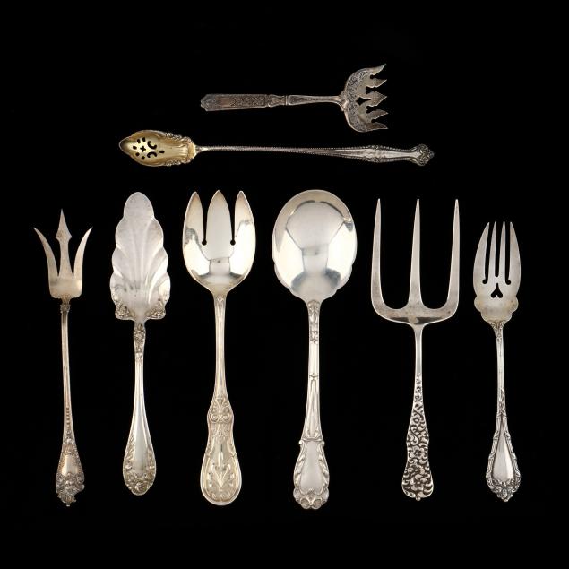 eight-antique-sterling-silver-servers
