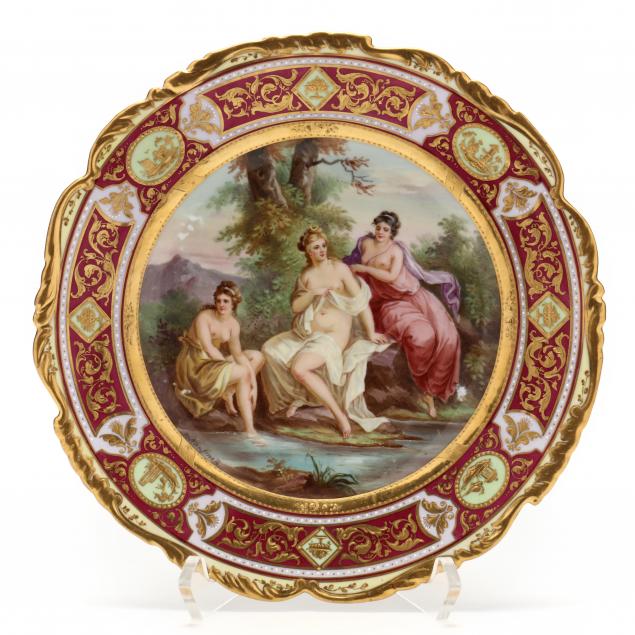 royal-vienna-porcelain-cabinet-plate-i-diana-im-bado-i-signed-kaufman