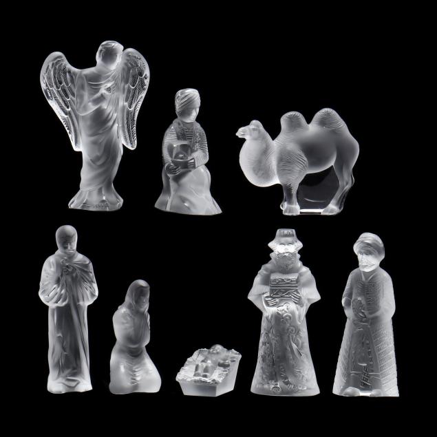 lalique-eight-piece-assembled-crystal-nativity