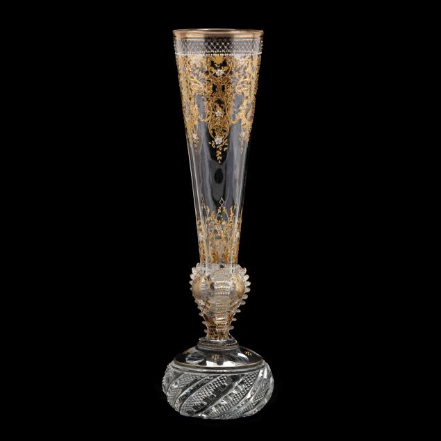 a-fine-venetian-cut-and-gilt-glass-vase