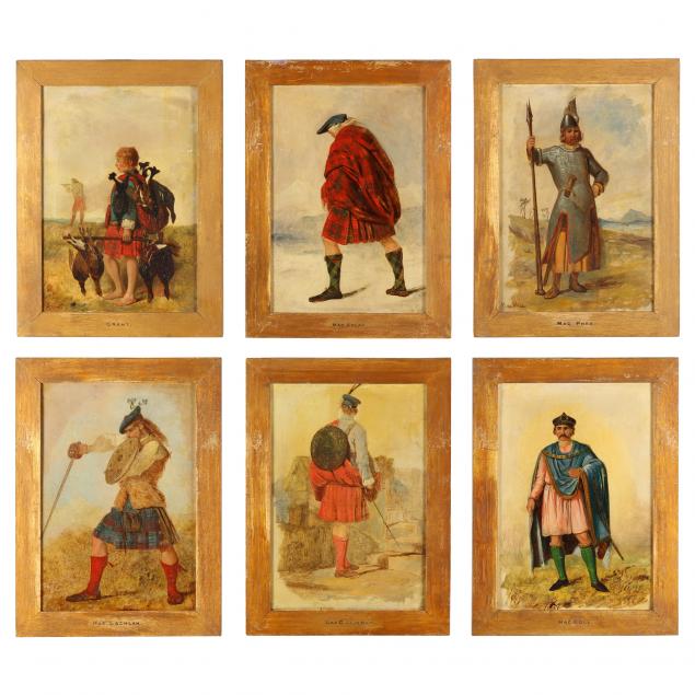 set-of-six-portraits-representing-scottish-clans