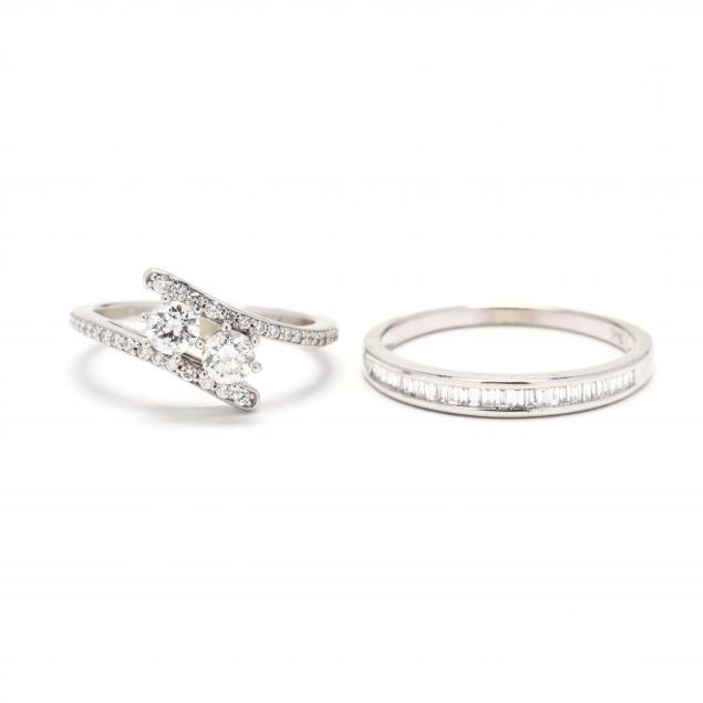 two-white-gold-and-diamond-rings