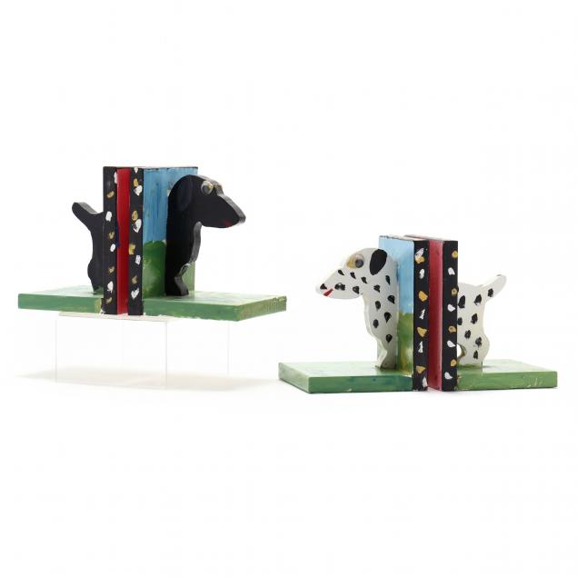 folk-art-bookends-sam-the-dot-man-mcmillan-nc-1926-2018