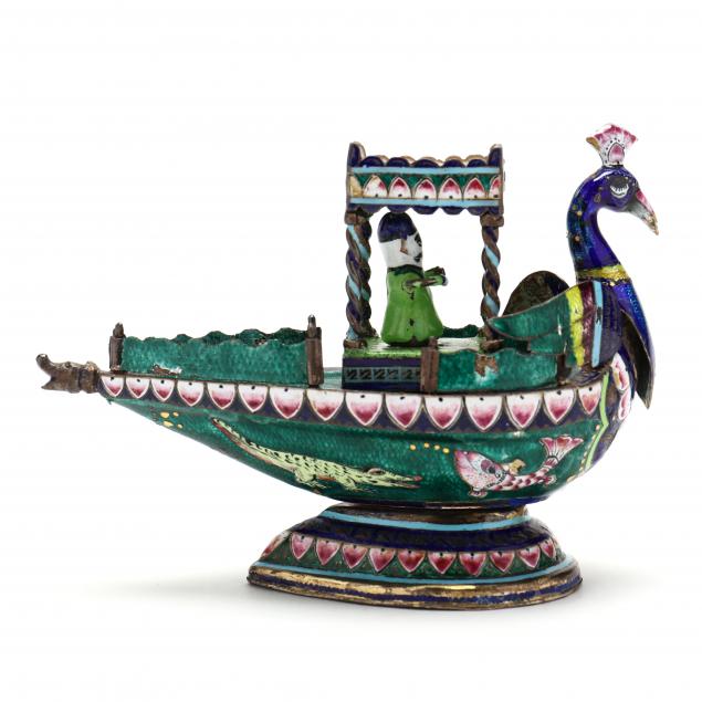 indian-enameled-silver-peacock-vessel-with-figure
