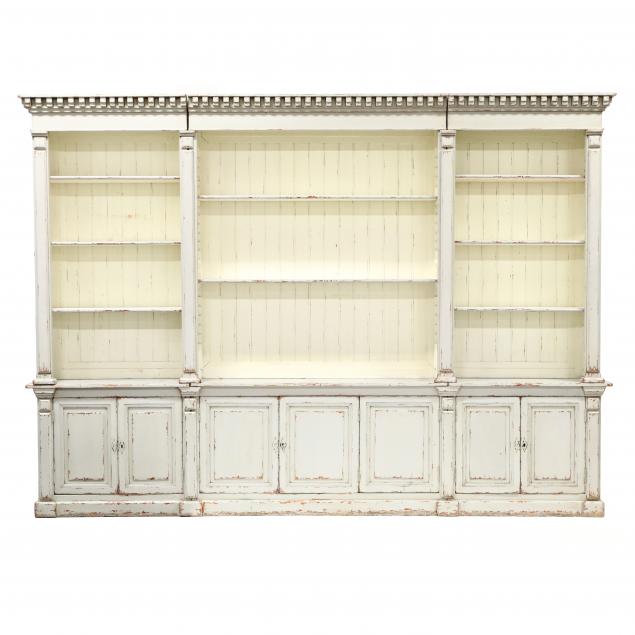large-continental-painted-bookcase