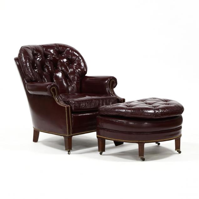 hancock-moore-leather-club-chair-and-ottoman