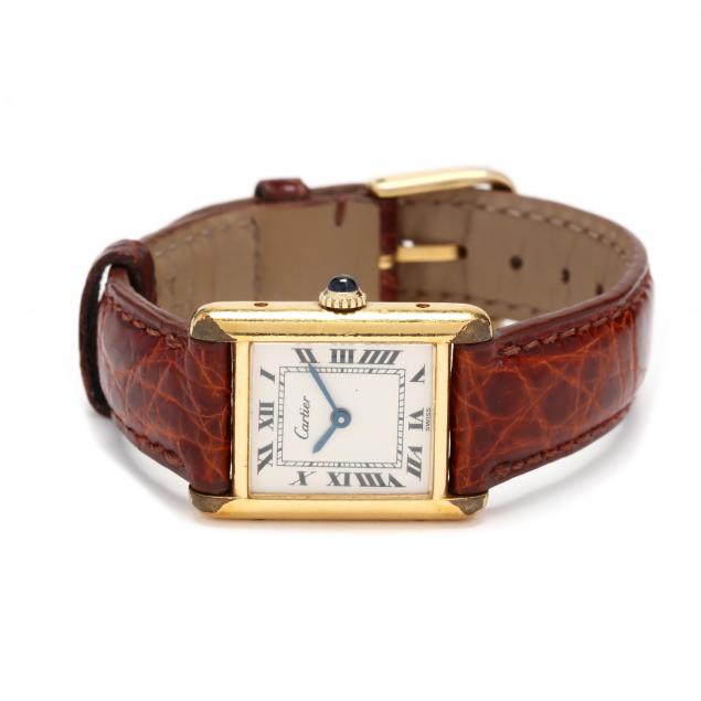 gold-plated-tank-watch-cartier