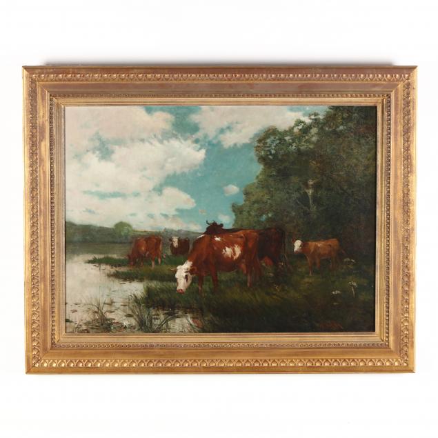henry-george-keller-american-1869-1949-cows-watering