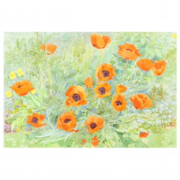 a-contemporary-watercolor-painting-of-poppies