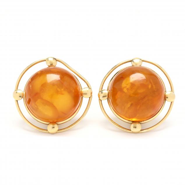 gold-and-amber-earrings-italy