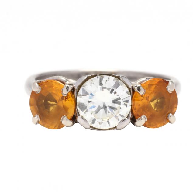 palladium-diamond-and-yellow-sapphire-three-stone-ring