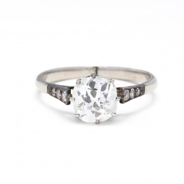 antique-old-mine-cut-diamond-ring