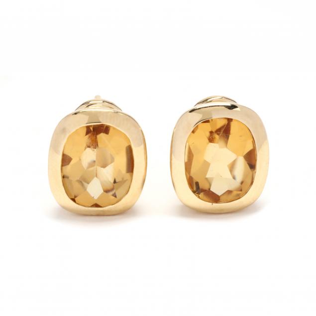 gold-and-citrine-earrings