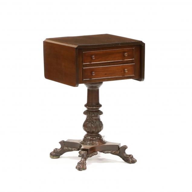 american-classical-style-carved-mahogany-work-stand