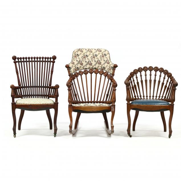 george-hunzinger-three-lollipop-chairs