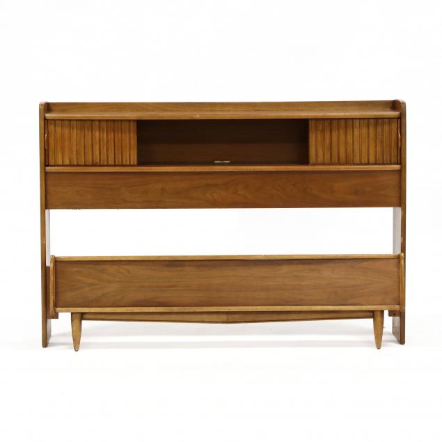 mid-century-walnut-full-size-bed