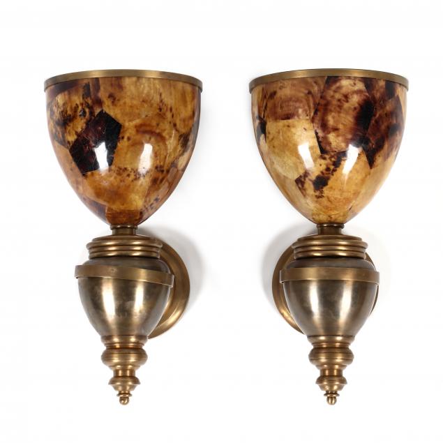 maitland-smith-pair-of-brass-sconces