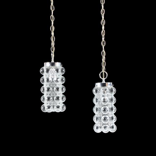 limburg-pair-of-vintage-bubble-glass-pendant-lights