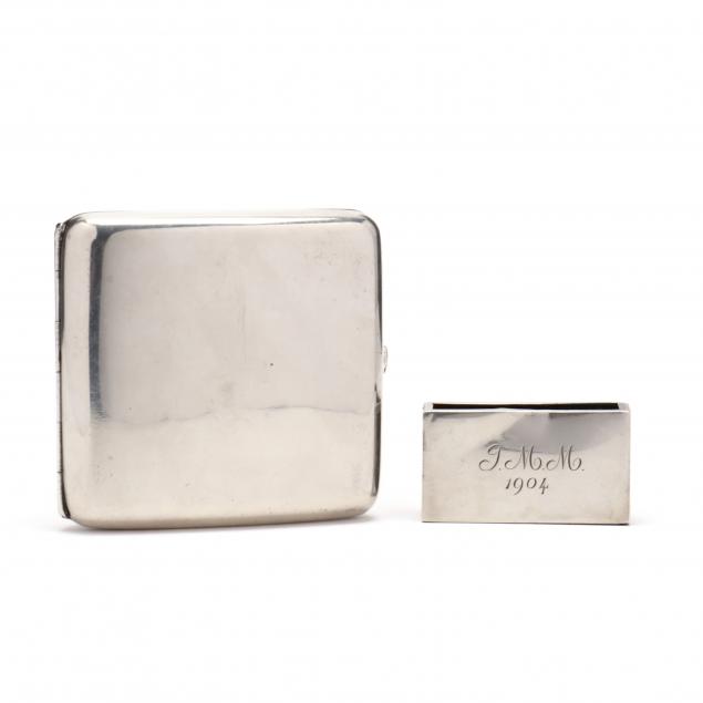 an-edward-vii-silver-match-box-and-george-v-cigarette-case