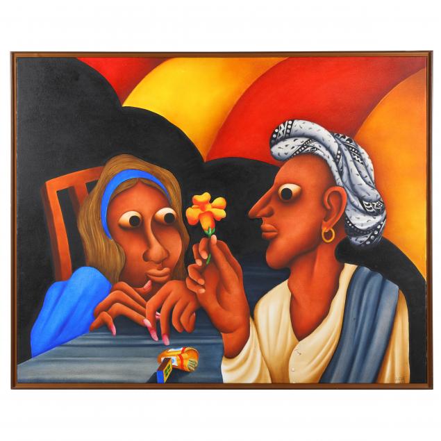 abbas-batliwala-indian-b-1958-two-figures-with-flower