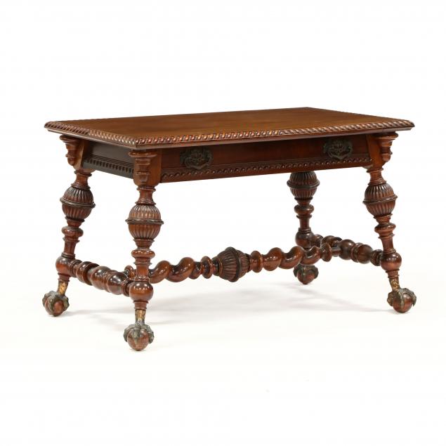 attributed-merklen-brothers-carved-mahogany-table