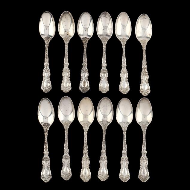 twelve-gorham-i-imperial-chrysanthemum-i-sterling-silver-five-o-clock-teaspoons